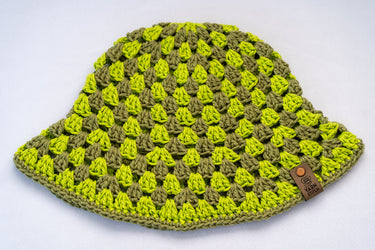 Crochet Bucket Hat - Green